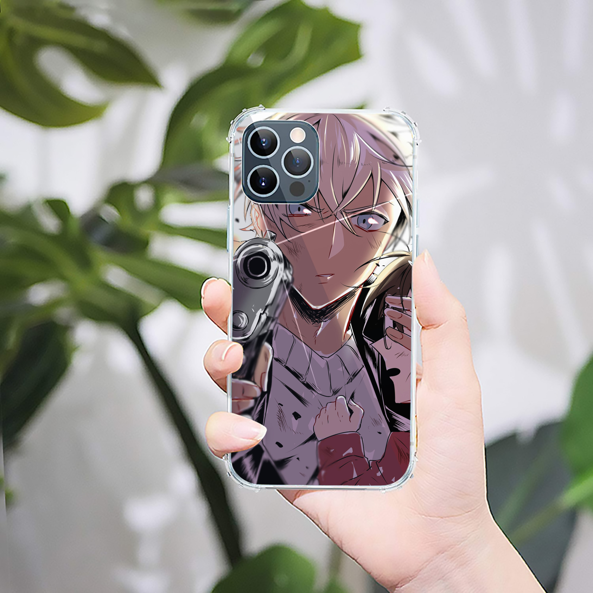 （画像用） 名探偵コナン Detective Conan 【iPhone 12シリーズ対応】透明スマホケース（クリアソフトケース）